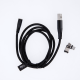 Maxlife MXUC-03 Magnetic USB to Lightning / USB Type C / micro USB Nylon Braided Cable 3A, 1m
