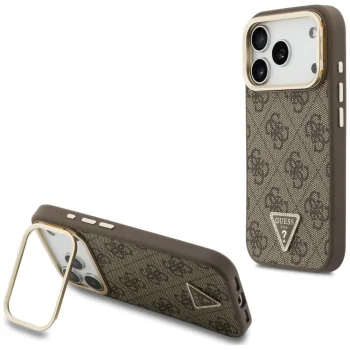 Guess 4G MagSafe tugijalaga ümbris iPhone 18 Pro Max / 17 Pro Max, pruun