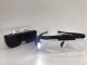 Magnifying Glasses with LED Light and Interchangeable Lenses (up to 4.5x), Black