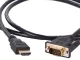VGA uz HDMI kabelis 1.3m, Full HD, apzeltoti D-Sub savienotāji