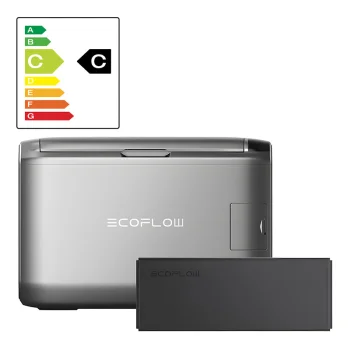 EcoFlow GLACIER55-EB-HB 55L portatīvais ledusskapis + 298Wh akumulators