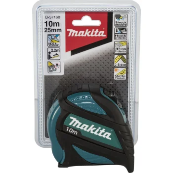 Рулетка Makita B-57168, 10 м x 25 мм
