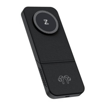 Bezvadu lādētājs, INVZI, MGF7B, 3in1, 15W (melns) | Wireless Charger, (black)