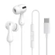 Проводные внутриканальные наушники Baseus Encok CZ20 с USB-C — белые