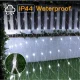 LED gaismas tīkls 3x3m (240 LED) iekštelpām un āram, auksti balts
