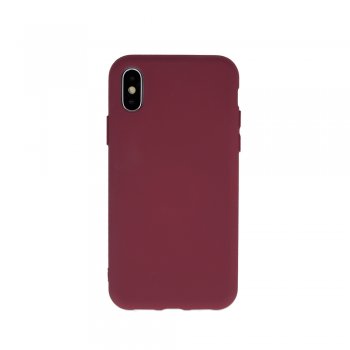 Huawei P30 lite 2019 (MAR-L01A, L21A, LX1A) Silicone Color Case Cover, Red | Silikona Vāciņš Maciņš Apvalks Bampers