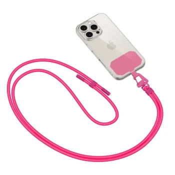 Tech-Protect C5S Rope Crossbody Strap - фуксия