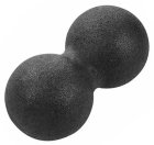 Double Massage Ball for Muscle Relief 13x6.4 cm, Black