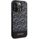 Guess iPhone 14 Pro Max vāciņš G Cube Stripes MagSafe, melns