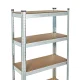 Cinkots metāla plaukts 180x90x30 cm 5 plaukti 875 kg ModernHome