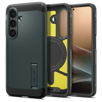 Чехол Spigen Tough Armor Mag для Samsung Galaxy S26+, зеленый