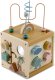 Koka rotaļlieta, sorteris, sensorais kubs NK-861 Nukido | Wooden Sensory Toy Cube