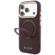 Guess Ring Stand 360 MagSafe vāciņš iPhone 18 Pro / 17 Pro, bordo
