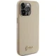 Чехол Guess для iPhone 15 Pro Max Glitter Glossy Script, золотистый