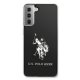 Samsung Galaxy S21 (SM-G991) US Polo Shiny Big Logo Case Cover (USHCS21STPUHRBK), Black