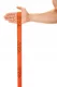 4Fizjo Power Band auduma pretestības gumija, 1-7 kg, oranža