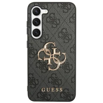Чехол Guess 4G Big Metal Logo для Samsung Galaxy S24 Ultra, Черный