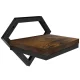 Подвесная настенная полка Ruhhy Loft, 19x23x20 см