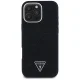Guess Denim Triangle Logo MagSafe Case for iPhone 16 Pro Black