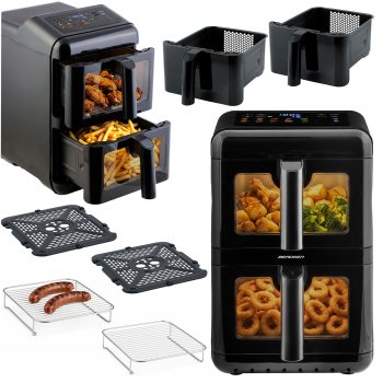 Karstā gaisa friteris ar diviem groziem 11.6 L Berdsen 3000W Bd-663