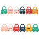 Montessori Educational Toy Cars Number Learning Locks with Keys 13 pcs