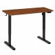 ModernHome elektriski regulējams galds 140x60 cm, 72-118 cm, tumšs ozols