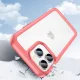 Outer Space Case for iPhone 14 Pro Max with Gel Frame, Red