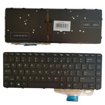 HP EliteBook Folio 1040 G3 Keyboard with Backlight, Black