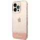 Guess iPhone 14 Pro Max vāciņš Translucent, rozā
