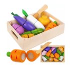 Kids Toy Wooden Cutting Vegetables Set Z23543