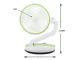 Bezvadu saliekams galda ventilators ar LED lampu, 5W, zaļš