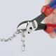 KNIPEX TwinForce Diagonal Cutter 180 mm, Red / Black