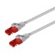 Maclean MCTV-302 W UTP Cat6 Patchcord tīkla kabelis, 2m, Balts