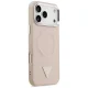 Чехол Guess Triangle Logo MagSafe для iPhone 17 Pro, розовый