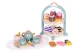Деревянный чайный и кофейный сервиз Ecotoys со сладостями, 27 шт.