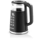 Berdsen BD-707 elektriskais tējkanna 1.7L ar temperatūras kontroli, melna