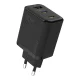 Сетевое зарядное устройство Dudao A29C 65W GaN + кабель USB-C - Черное
