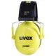 Детские защитные наушники uvex K Junior, SNR 29 дБ, желтые