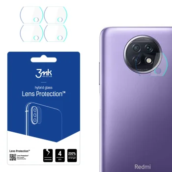 Xiaomi Redmi Note 9T 5G Aizmugurējās Kameras Aizsargstikls, 4 gab. | 3MK Lens Protection Back Camera Tempered Glass...