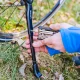 Подножка для велосипеда Forever Outdoor, черная