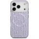 Karl Lagerfeld IML KL Monogram MagSafe vāciņš iPhone 17 Pro Max violetā krāsā
