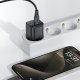 Acefast A73 Mini PD 20W GaN USB-C sienas lādētājs – melns