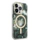 Apple iPhone 14 Pro Max 6.7\'\' Guess Jungle MagSafe Case Cover + Charger (GUBPP14XHJEACSA), Green | Telefona Maciņš...