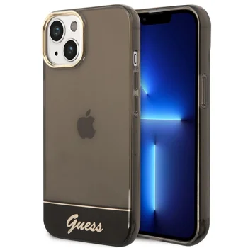 Чехол Guess Translucent для iPhone 14 Plus 6.7" Black