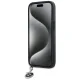 Karl Lagerfeld iPhone 15 / 14 / 13 Case Saffiano Rhinestones & Charm, Black