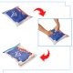 Roll-up Vacuum Storage Bags for Clothes, 9 pcs, 3 Sizes