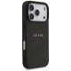 Guess Grained Ring MagSafe Phone Case Cover iPhone 17 Pro - black