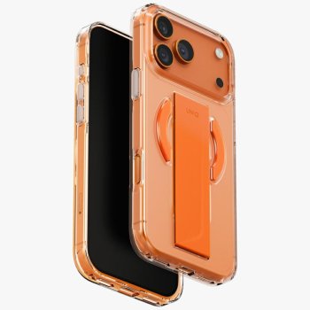 Uniq Heldro Air maciņš iPhone 17 Pro Max ar Magclick uzlādi – oranžs | Phone Case Cover
