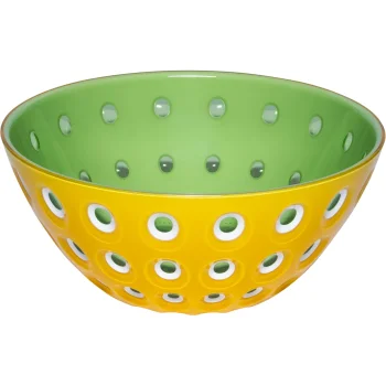 Guzzini Le Murrine universāla bļoda 25 cm, dzeltena un zaļa