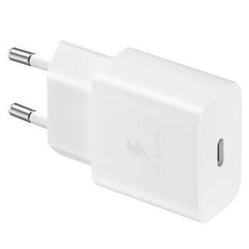 Samsung EP-T1510NWEGEU 15W PD USB-C tīkla lādētājs - Balts